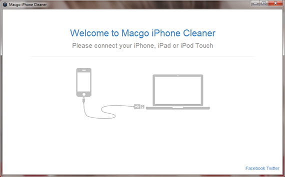 Click to view Macgo Free iPhone Cleaner 1.4.0 screenshot